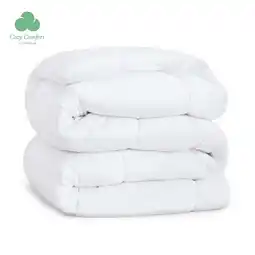 Walmart Cozy Comfort Queen Comforter Duvet Insert White - Bedding Comforters with Corner Tabs offer