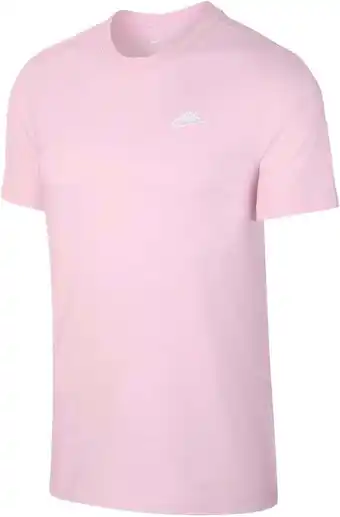 Walmart Nike Sportswear Men's Pink Large Club Embroidered Futura Tee offer