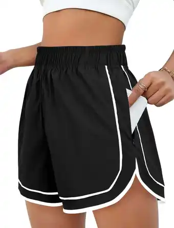 Walmart Rosvigor Womens Athletic Shorts Lightweight Shorts for Women Quick Dry Workout Shorts with Pocket offer