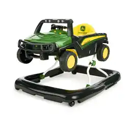 Walmart Bright Starts John Deere Gator 4-in-1 Baby Walker with Removable Steering Wheel, Green offer