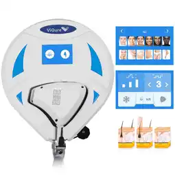 Walmart Checkme Diode Laser Hair Removal & Skin Rejuvenation 2-in-1 Device, White offer
