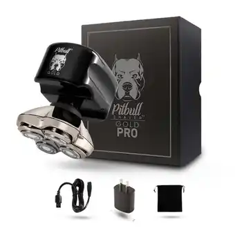 Walmart Pitbull Gold PRO Head and Face Shaver | USB charging cable included offer