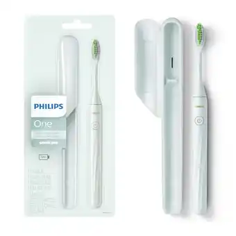 Walmart Philips One By Sonicare Battery Toothbrush, Mint Blue, HY1100/03 offer