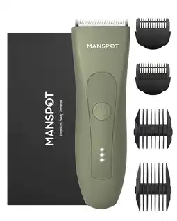 Walmart Manscape Body Hair Trimmer, Waterproof Battery-Powered, with Extra Blade, 1 Piece offer