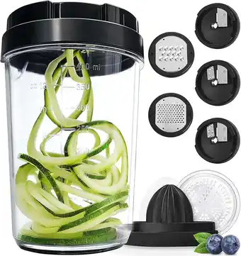 Walmart Fullstar - Vegetable Spiralizer, Vegetable Slicer - Zucchini Spaghetti Maker - 8-in-1 offer
