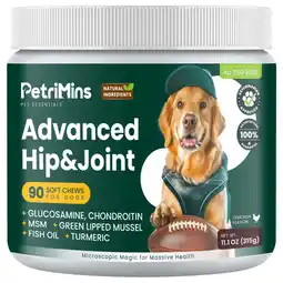 Walmart PetriMins Advanced Hip & Joint Multivitamin Chewables for Dog, Chicken Flavor, 90 Count Bag offer