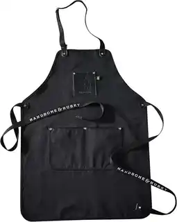 Walmart AC BBQ Durable Fabric 3-Pocket Cooking Apron in Black for Outdoor Grilling offer