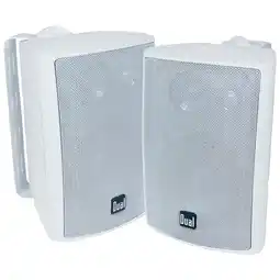Walmart Dual LU47PW 4 3-Way Indoor/Outdoor Speakers (White) offer