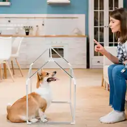 Walmart OUNONA DIY Playhouse Frame for Kids Pet Friendly Design Easy Assembly Indoor Outdoor Use offer