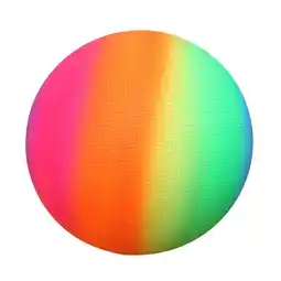 Walmart 1 Pc PVC Inflatable Balls Kids Playground Balls Rainbow Colored Bouncing Ball offer