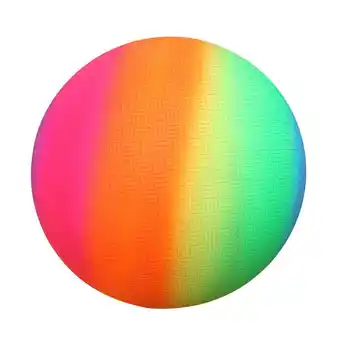 Walmart 1 Pc PVC Inflatable Balls Kids Playground Balls Rainbow Colored Bouncing Ball offer