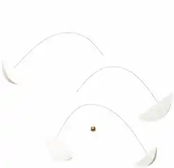 Walmart 50 Inches - Life and Thread White/Gold Hanging Mobile - High Quality Plastic offer