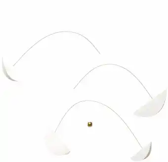 Walmart 50 Inches - Life and Thread White/Gold Hanging Mobile - High Quality Plastic offer