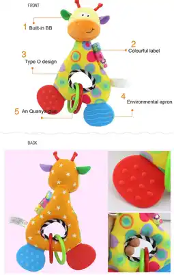 Walmart Christmas Savings 2024 Toddler Toys, Newborn Baby Infant Soft Rattles Teether Hanging Toys offer