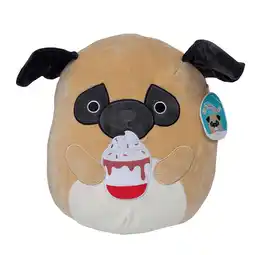 Walmart Squishmallows Official Kellytoy 14 Inch Soft Plush (Prince The Pug with Hot Cocoa) offer