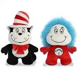 Walmart Aurora Plush Bundle of 2, 11 Cat in the Hat and 8.5 Reversible Thing 1 & 2 'DOOD' Plushies offer