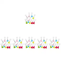 Walmart 6 PCS Tooth Glue Necklace Cartoon Buttons Teeth Grinding Stick Toys Colorful offer