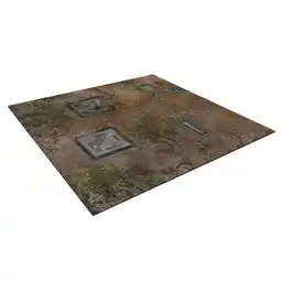 Walmart Mantic Games Deadzone Gaming Mat #3 - 2x2' Neoprene Backed Sci-fi Skirmish Playmat offer