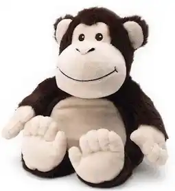 Walmart MONKEY - WARMIES Cozy Plush Heatable Lavender Scented Stuffed Animal offer