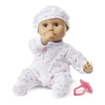 Walmart Melissa & Doug Mine to Love Mariana 12 Poseable Baby Doll With Romper, Hat offer