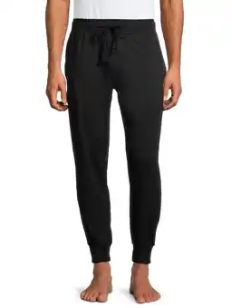 Walmart Hanes Men's and Big Men's Soft Cotton Modal Sleep Jogger Pants offer