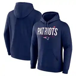 Walmart Men's Fanatics Navy New England Patriots Pylon Outline Pullover Hoodie offer