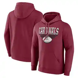 Walmart Men's Fanatics Cardinal Arizona Cardinals Geometric Chrome Pullover Hoodie offer