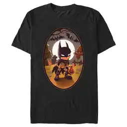 Walmart Men's Batman Hero Halloween Portrait Graphic T-Shirt offer