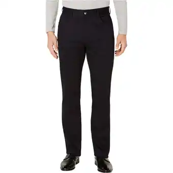Walmart Ryan Seacrest Mens Cross Hatch Casual Chino Pants, Black, 32W x 30L offer