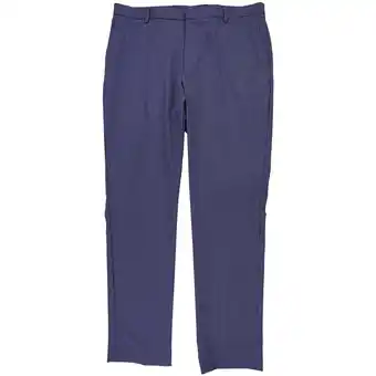 Walmart Tommy Hilfiger Mens Modern Fit Dress Pants Slacks, Blue, 38W x 33L offer