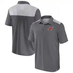 Walmart Men's Fanatics Gray Arizona Cardinals Long Shot Polo offer