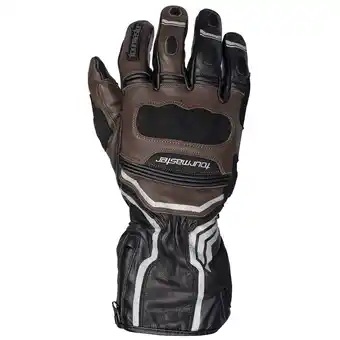 Walmart Tourmaster Super-Tour Mens Leather Motorcycle Gloves Coffee MD offer