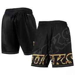Walmart Men's Mitchell & Ness Black Milwaukee Bucks Big Face 4.0 Fashion Shorts offer
