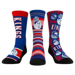 Walmart Unisex Rock Em Socks Sacramento Kings 2024/25 City Edition Three-Pack Crew Socks Set offer