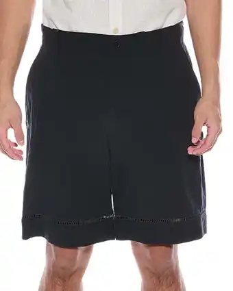 Walmart SIMKHAI mens Dean Linen-Blend Short, s, Blue offer