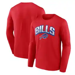 Walmart Men's-Fanatics Red Buffalo Bills Long Sleeve T-Shirt offer