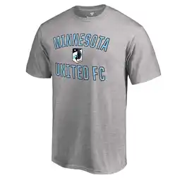 Walmart Men's Ash Minnesota United FC Victory Arch T-Shirt offer