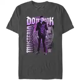 Walmart Men's Mad Engine Charcoal Dominik Mysterio Graphic T-Shirt offer
