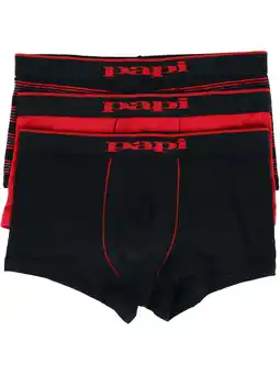 Walmart Papi Brazilian Cut Stripe and Solid Underwear Trunks (3 Pack) (Men) offer
