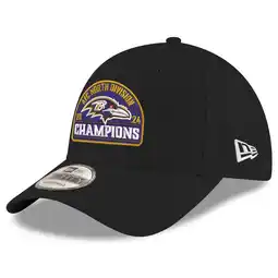 Walmart Men's New Era Black Baltimore Ravens 2024 AFC North Division Champions 9FORTY Adjustable Hat offer