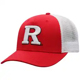Walmart Men's Top of the World Scarlet/White Rutgers Scarlet Knights Victory Baseline Adjustable Trucker Hat offer