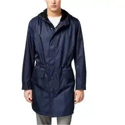 Walmart Kenneth Cole Mens Pinstripe Anorak Jacket, Blue, Large offer