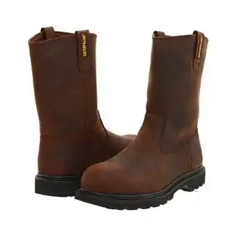 Walmart CAT Footwear Mens Revolver Steel Toe Work Boot - Dark Brown - Wide offer