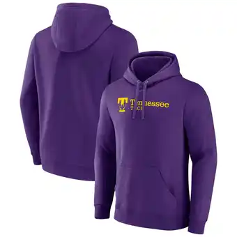 Walmart Men's Fanatics Purple Tennessee Tech Golden Eagles Primary Logo Pullover Hoodie offer