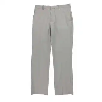 Walmart Perry Ellis Mens End On End Casual Trouser Pants, Grey, 32W x 32L offer
