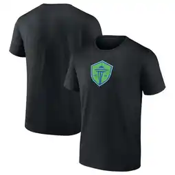 Walmart Men's Black Seattle Sounders FC Official Logo T-Shirt offer