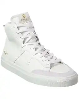 Walmart GREATS Royale Leather High-Top Sneaker, 10, White offer