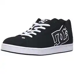 Walmart DC Men's Net Lace-Up Shoe BLACK/BLACK/WHITE offer
