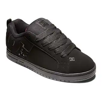 Walmart DC Shoes Men's Court Graffik Shoes Black/Red - 300529-BLR offer