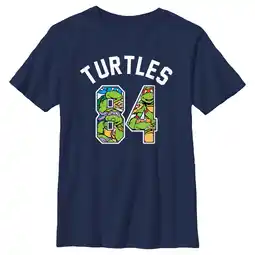 Walmart Boy's Teenage Mutant Ninja Turtles 84 Turtles Graphic Tee Navy Blue Medium offer